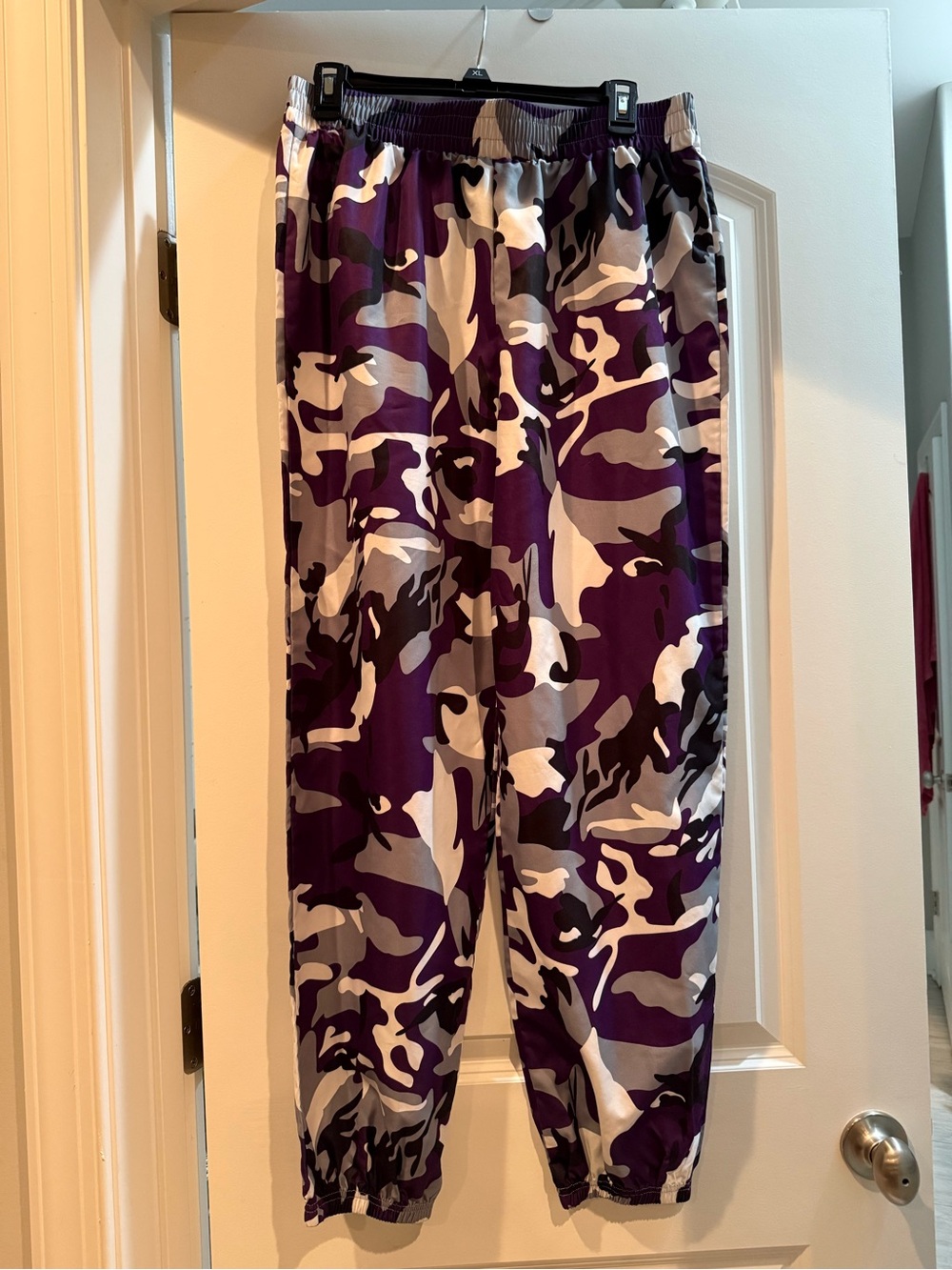 Purple Camo Jogger Pants